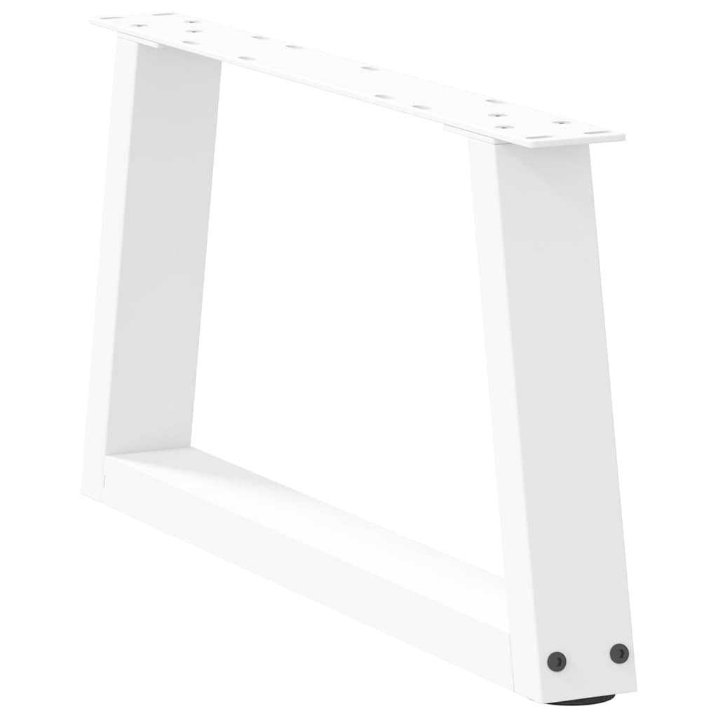 Couchtischbeine V-Form 2 Stück Schwarz 30x(30-31,3) cm Stahl