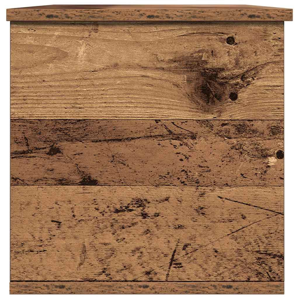 Aufbewahrungstruhe Weiß 84x42x46 cm Holzwerkstoff