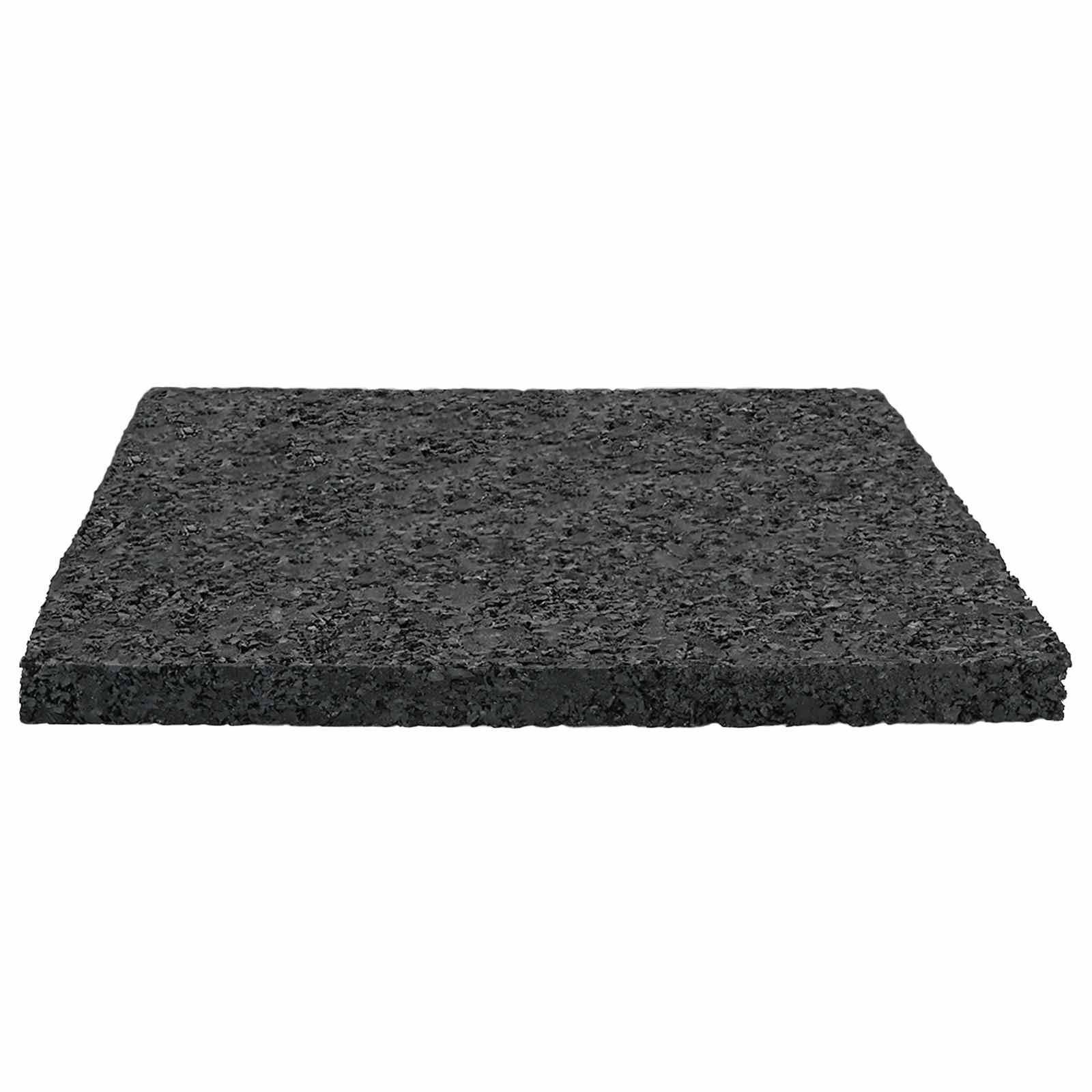 Gummigranulat-Patiopad Schwarz 6 x 9 x 0,3 cm Gummi