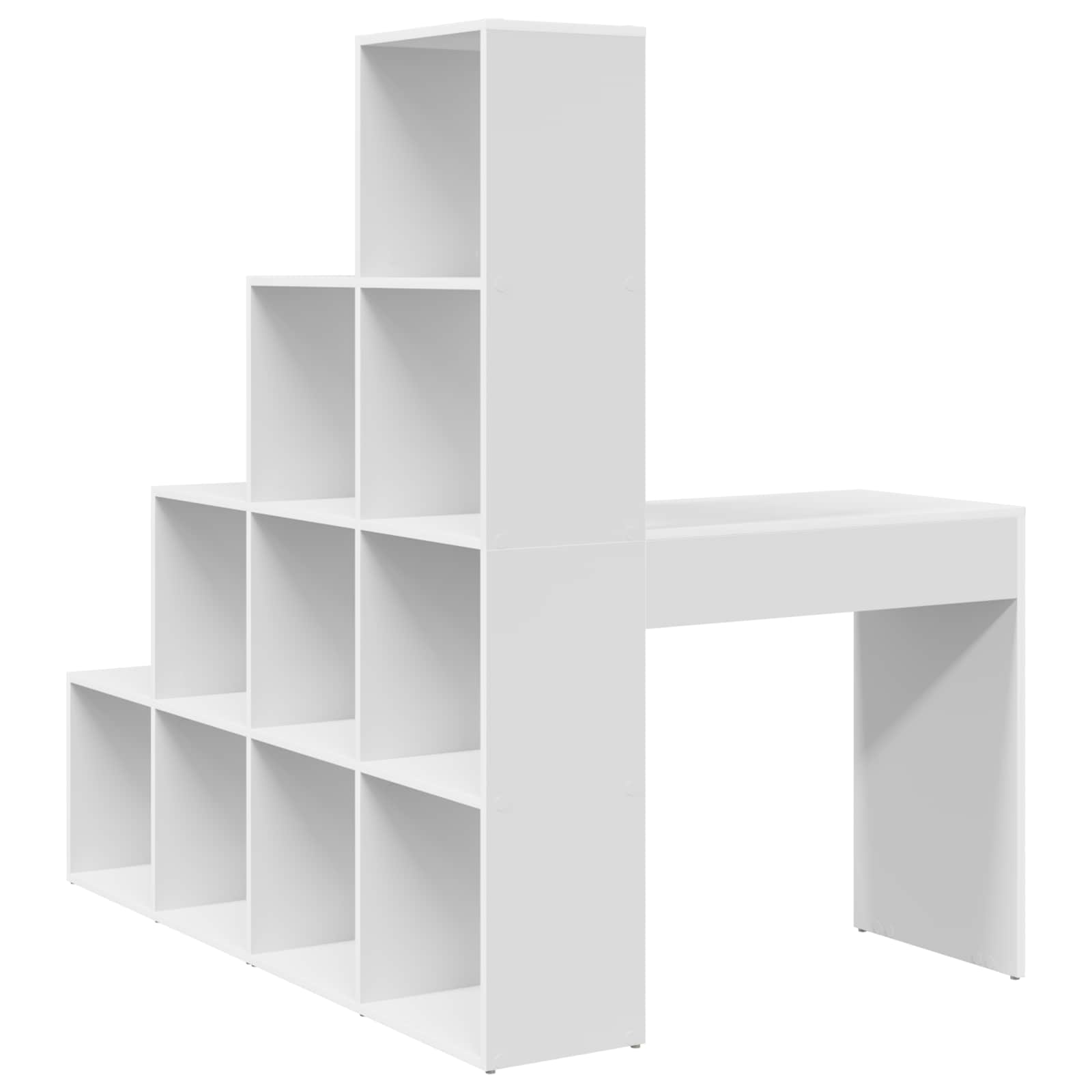 Eck-Schreibtisch Schwarz Eichen-Optik 101,5 x 149,5 x 149,5 cm