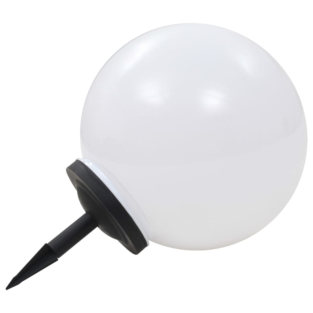 Außen-Solarlampen 4 Stk. LED Kugel 30 cm RGB