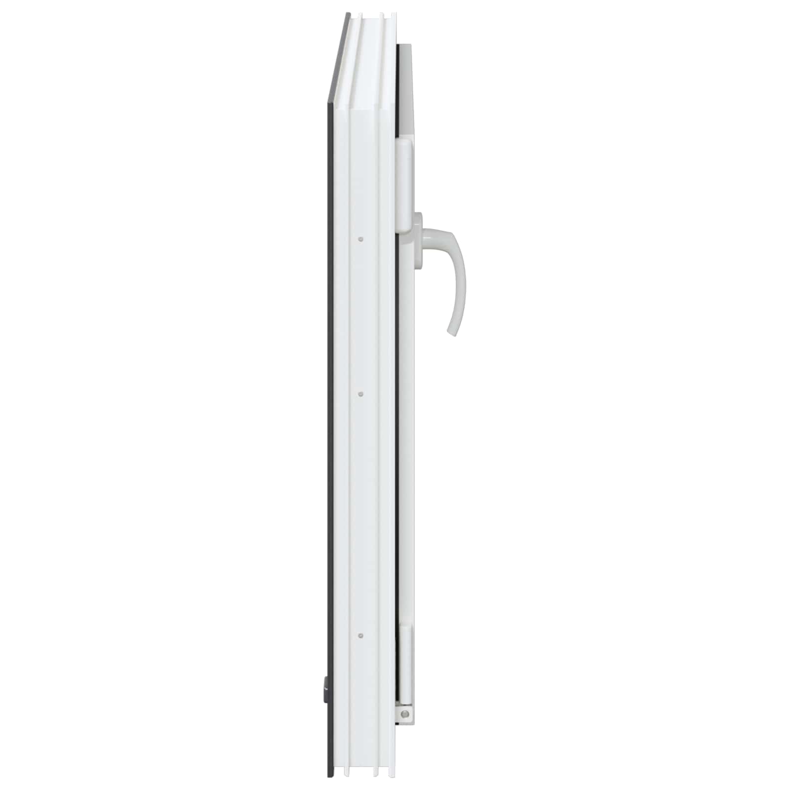 Kellerfenster RISOR 50 x 50 cm PVC und Glas Weiß