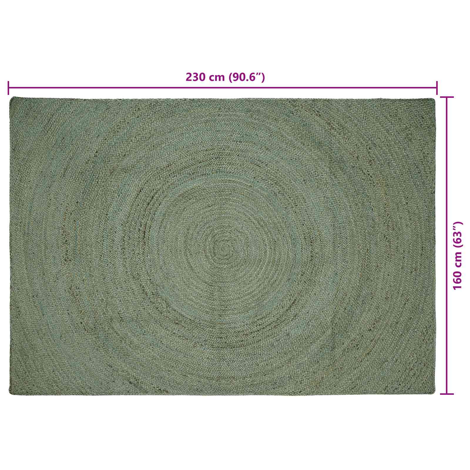 Bereichsteppiche Natur 60 x 110 cm Jute