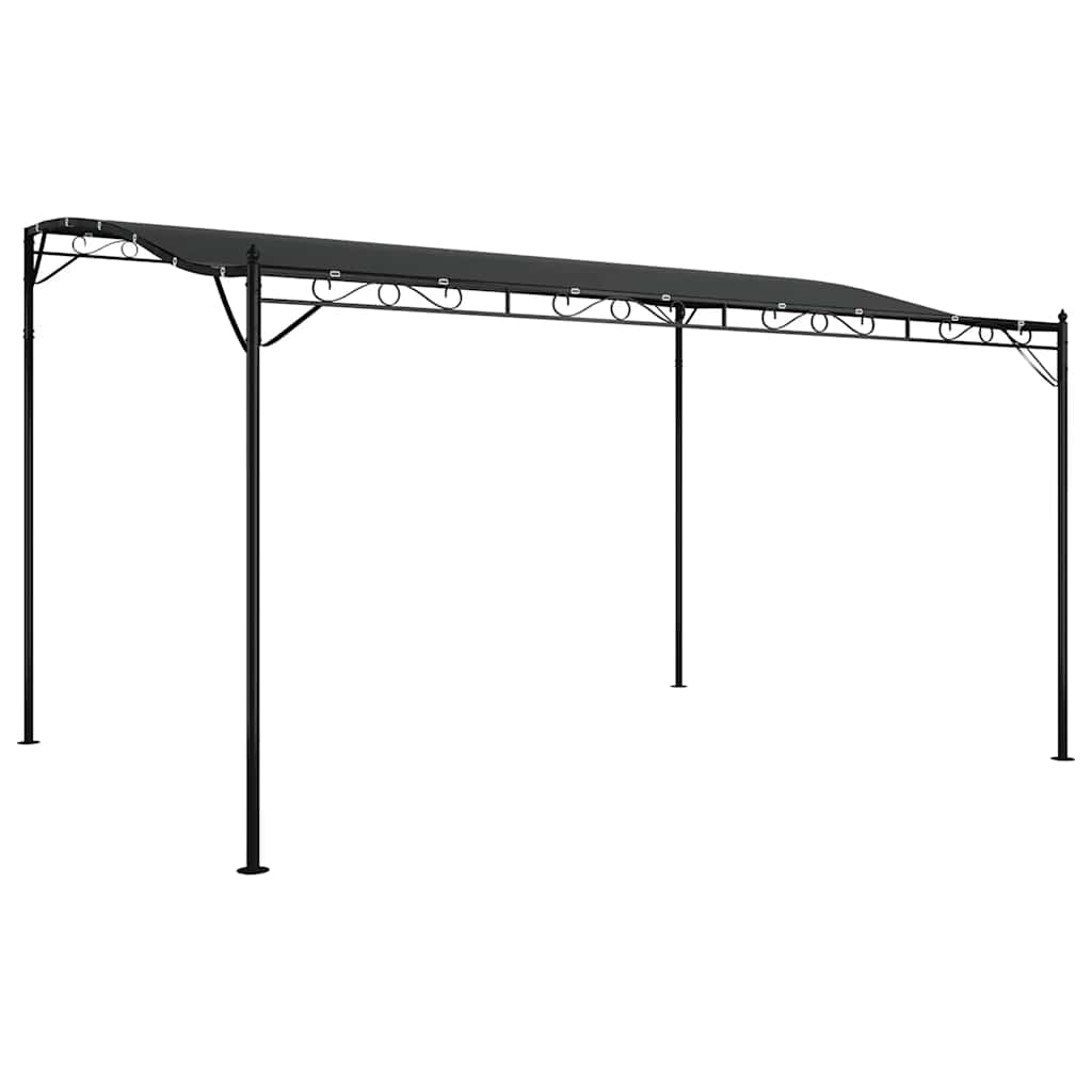 Markise Creme 4x3 m 180 g/m² Stoff und Stahl