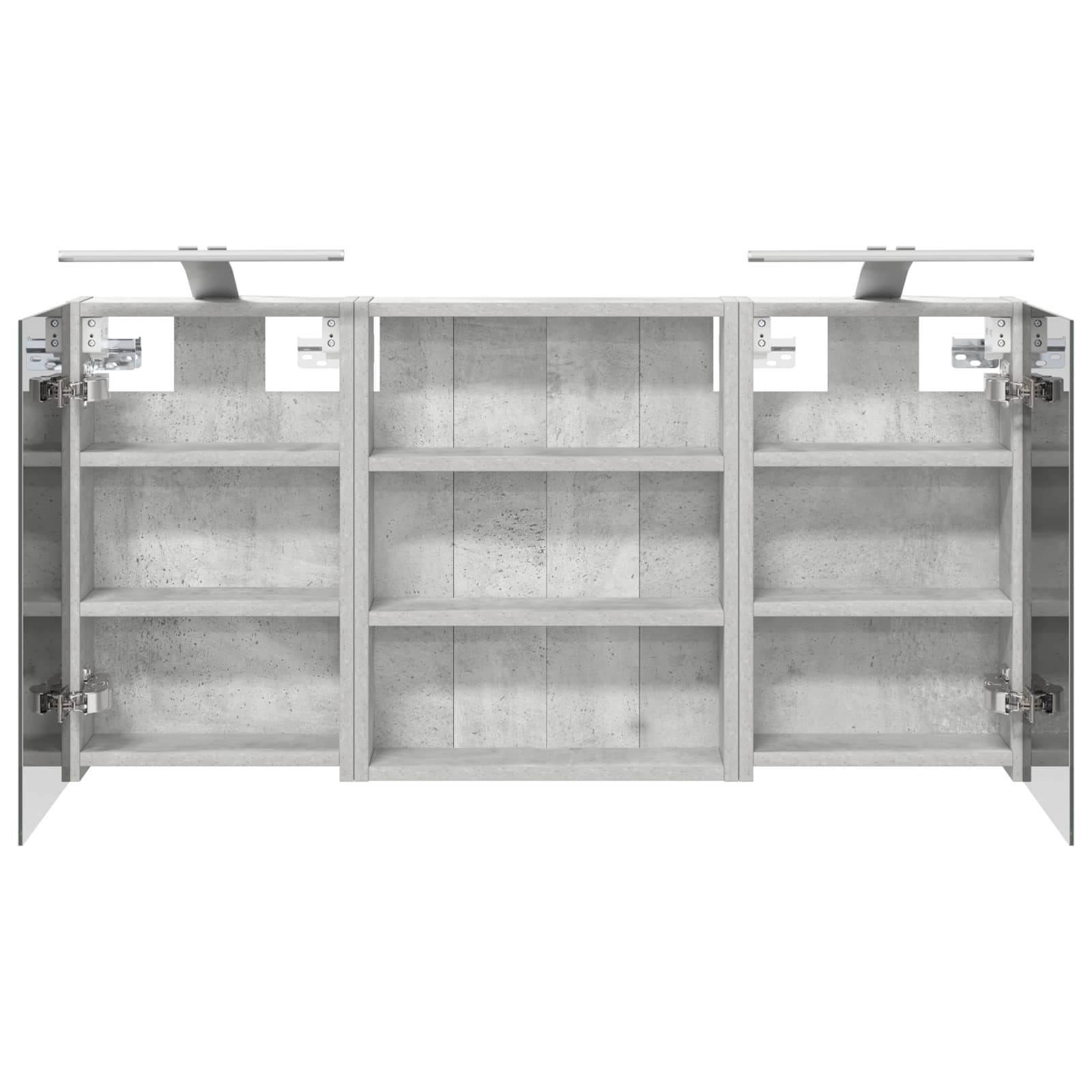 Badezimmerschrank-Set 3 pcs 80 x 10,5 x 50 cm Holzwerkstoff
