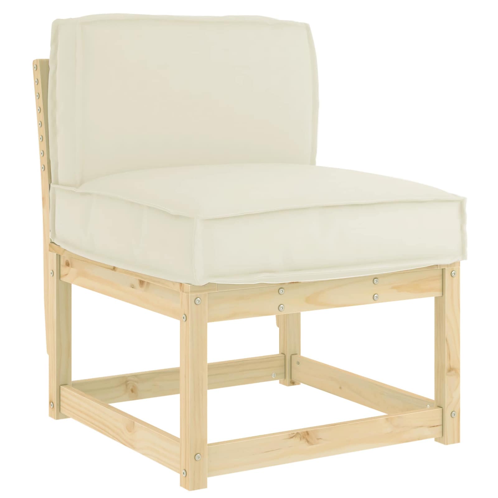 Kissen Anthrazit 60 x 40 x 12 cm Oxford-Stoff