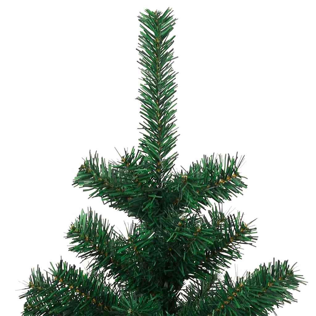 Spiral-Weihnachtsbaum mit Beleuchtung und Ständer Weiß 180 cm