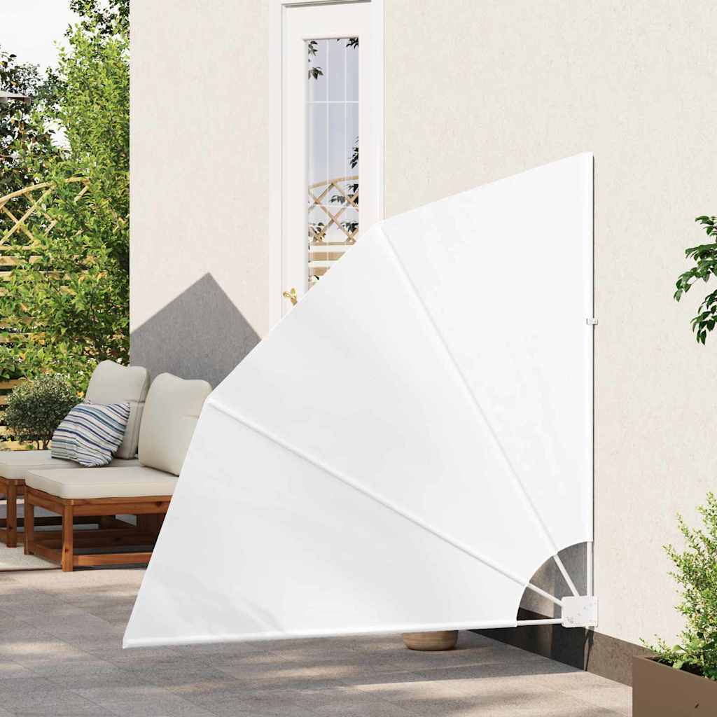 Faltbarer Balkonfächer Grau 210×210 cm