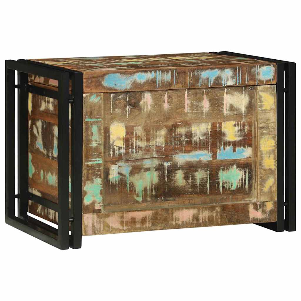 Aufbewahrungsbox 50 x 50 x 50 cm Massives upgecyceltes Holz