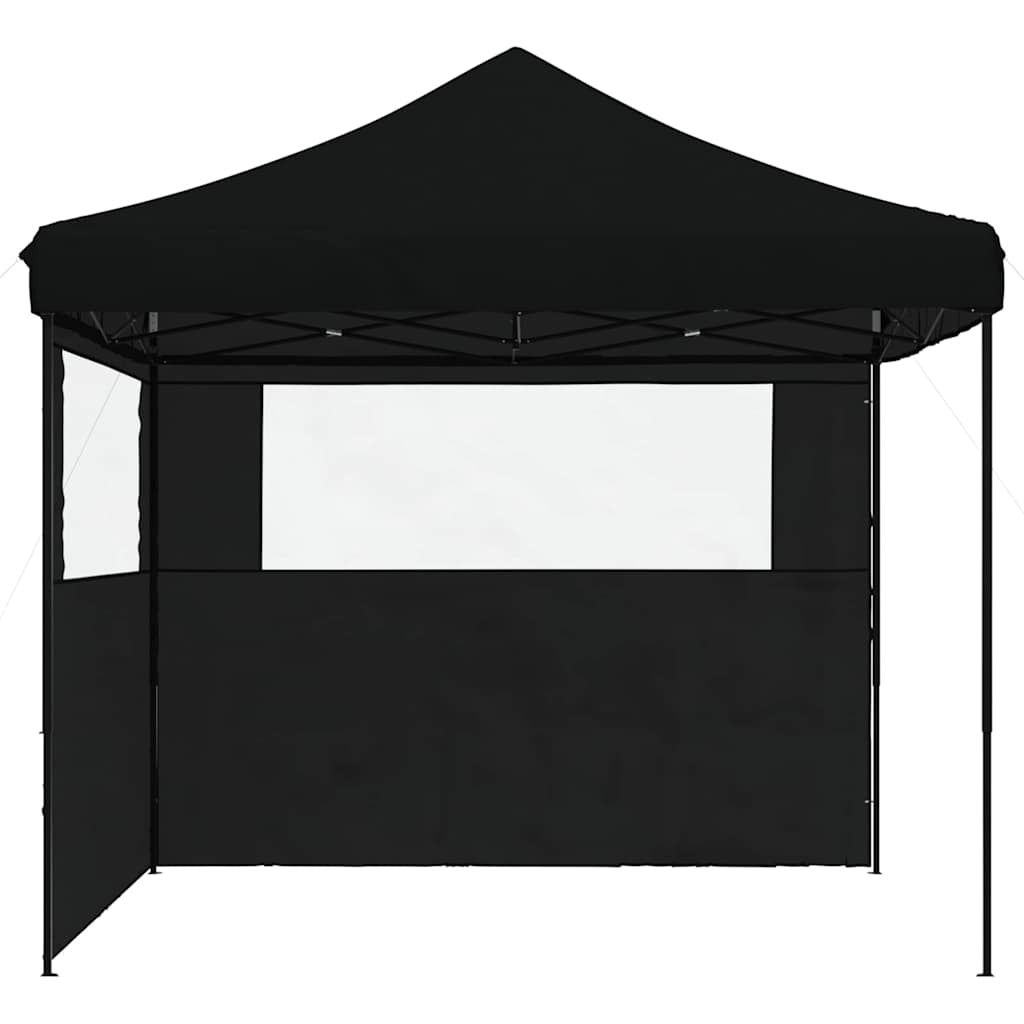 Partyzelt Faltbar Pop-Up Schwarz 292x292x315 cm