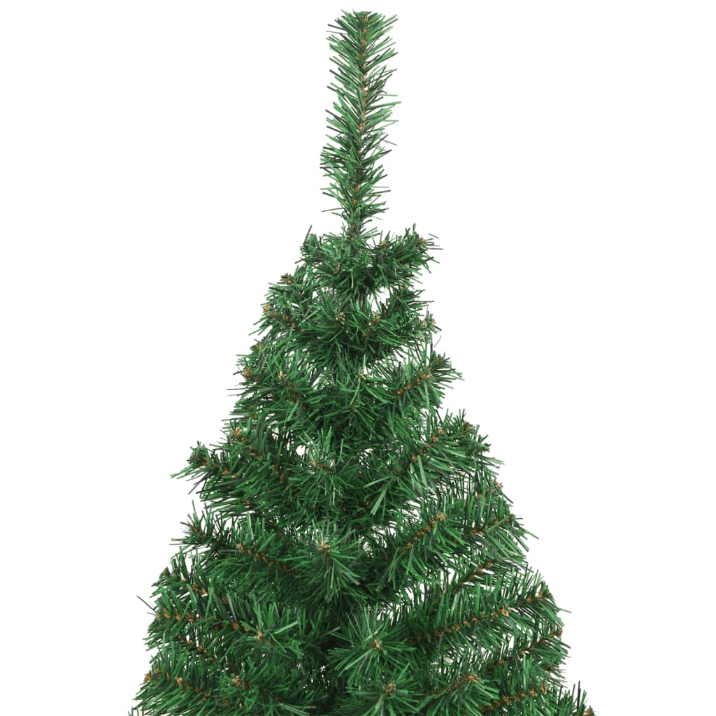 Künstlicher Weihnachtsbaum mit Dicken Zweigen Grün 150 cm PVC