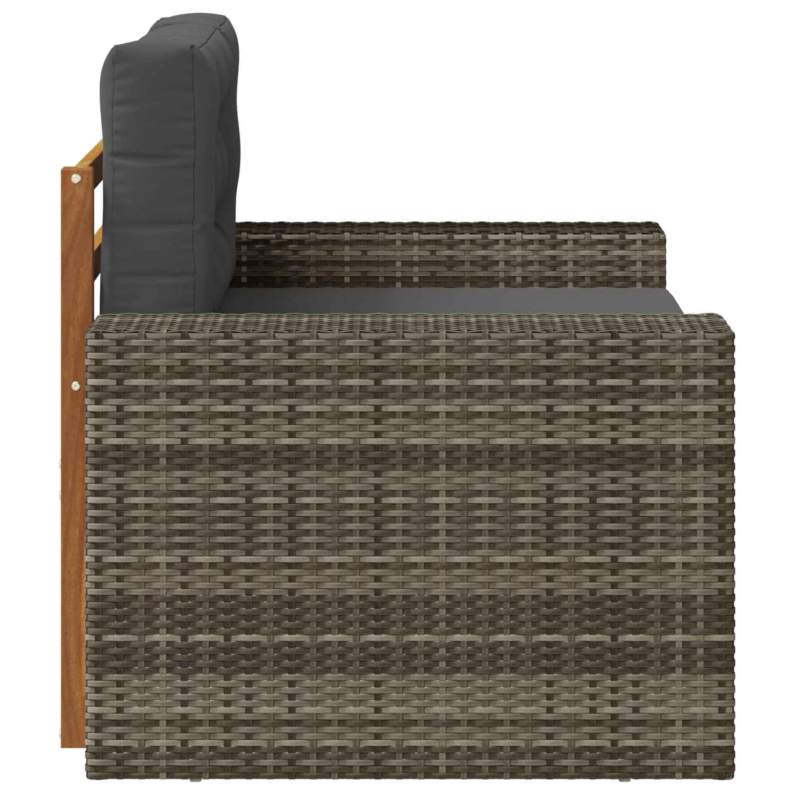 2 Stück Outdoor-Sofa Natur