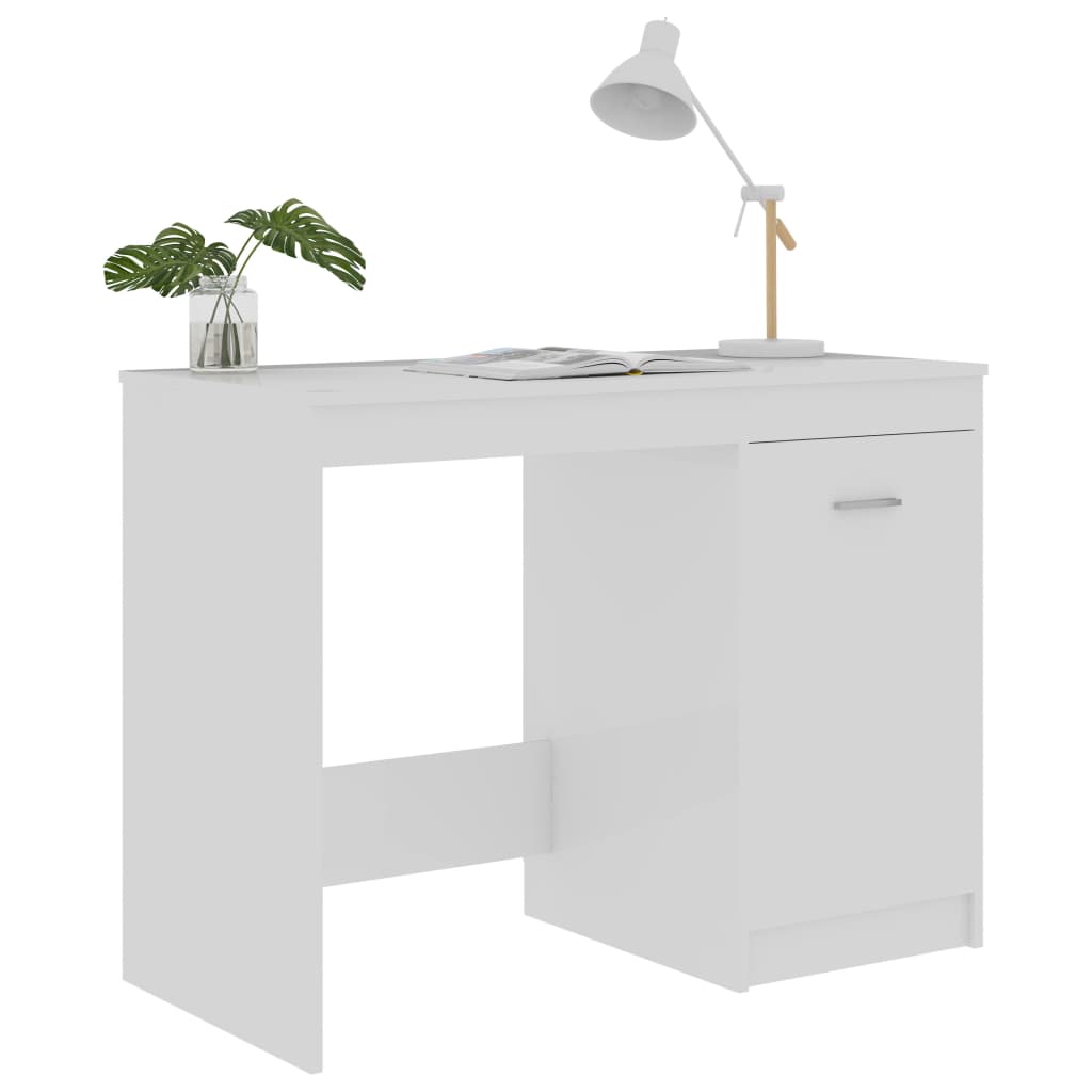 Schreibtisch Weiß 100×50×76 cm Holzwerkstoff