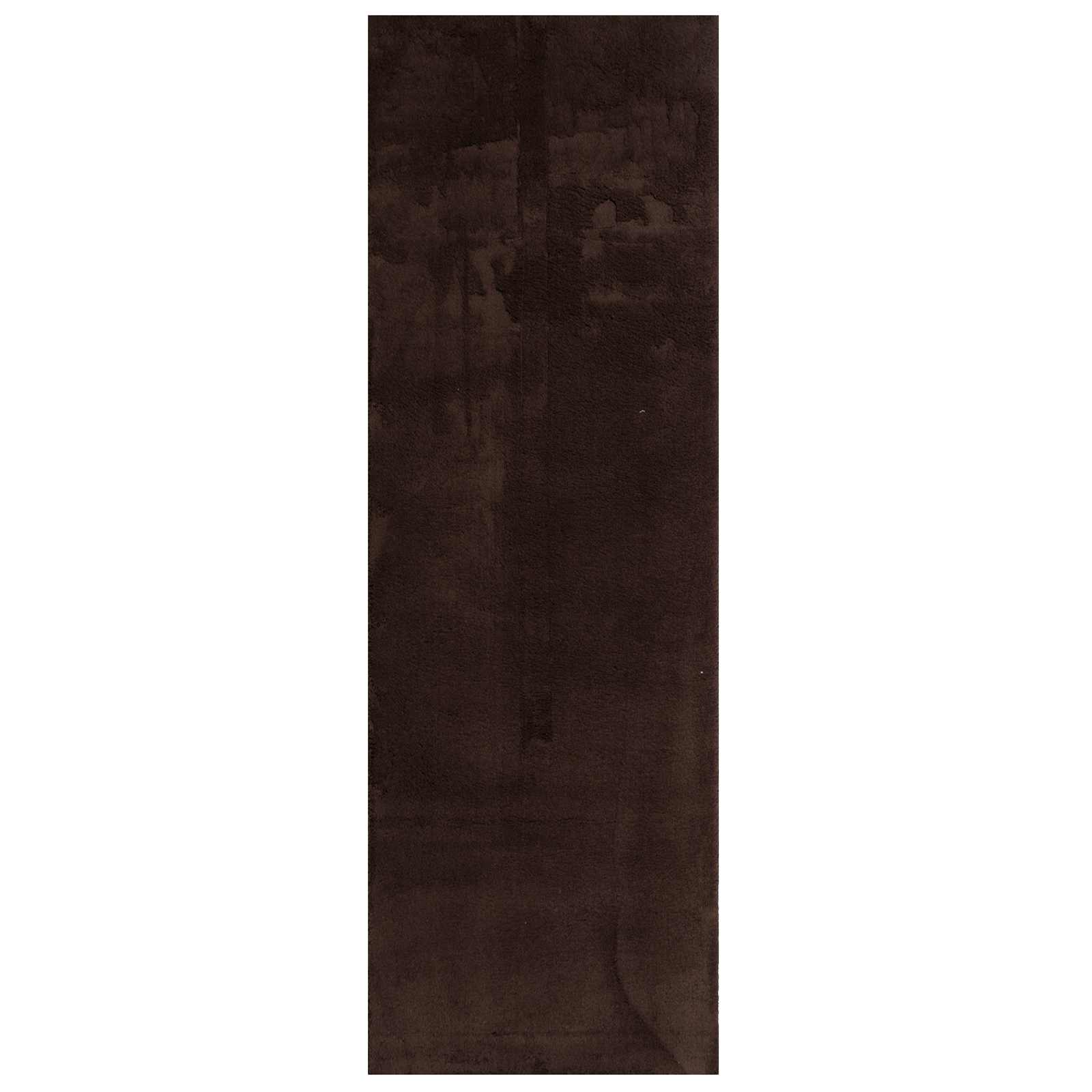 Teppich HUARTE Kurzflor Weich und Waschbar Anthrazit 60x110 cm