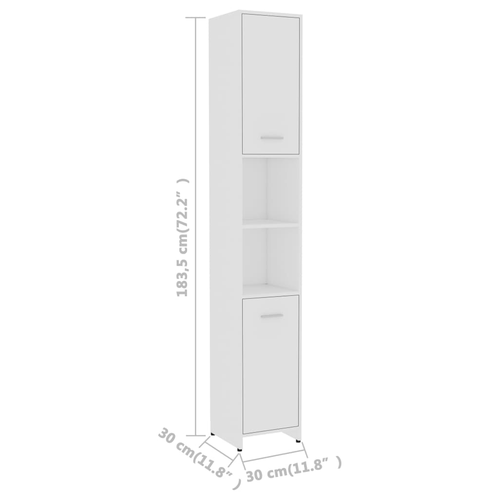 3-tlg. Badmöbel-Set Räuchereiche Holzwerkstoff