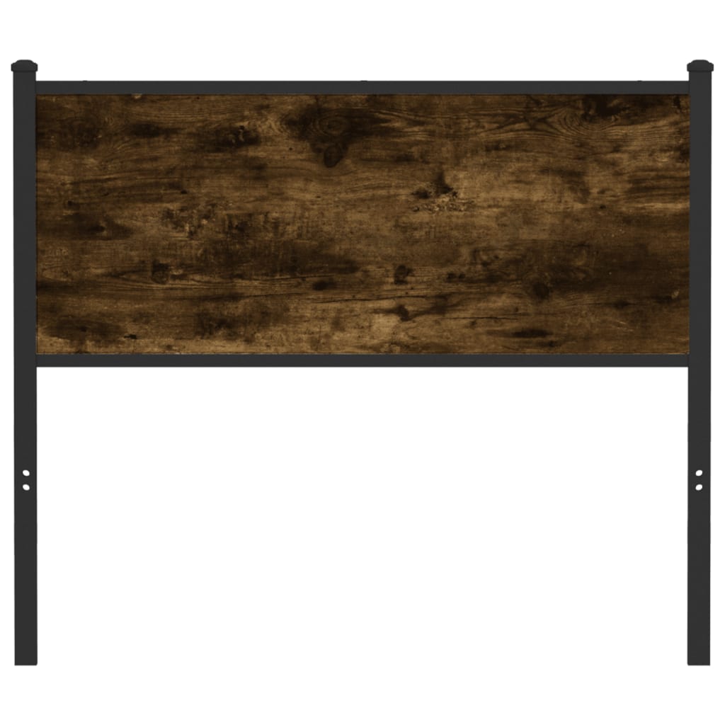 Ersatz-Kopfteil Räuchereiche 75 cm Holzwerkstoff und Stahl