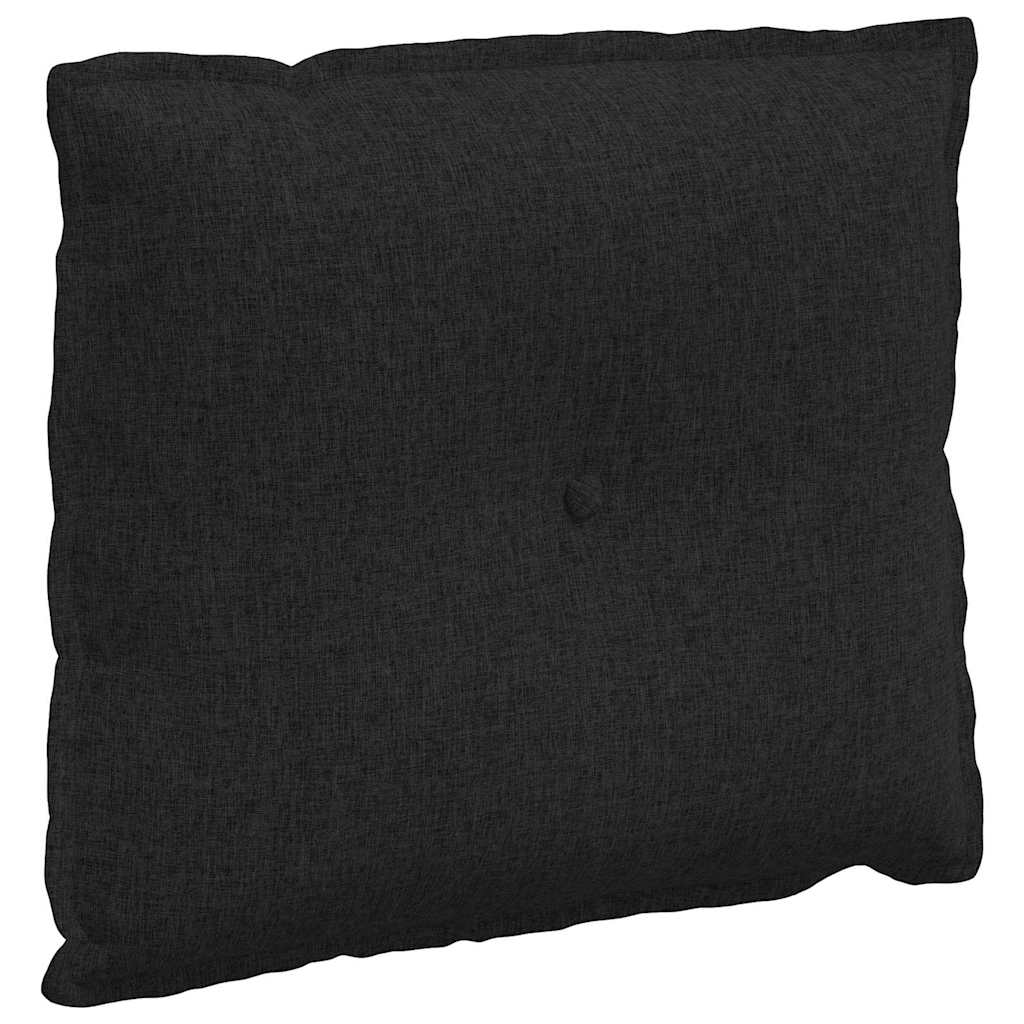 Rückenkissen Hellgrau 50 x 19 x 45 cm Stoff