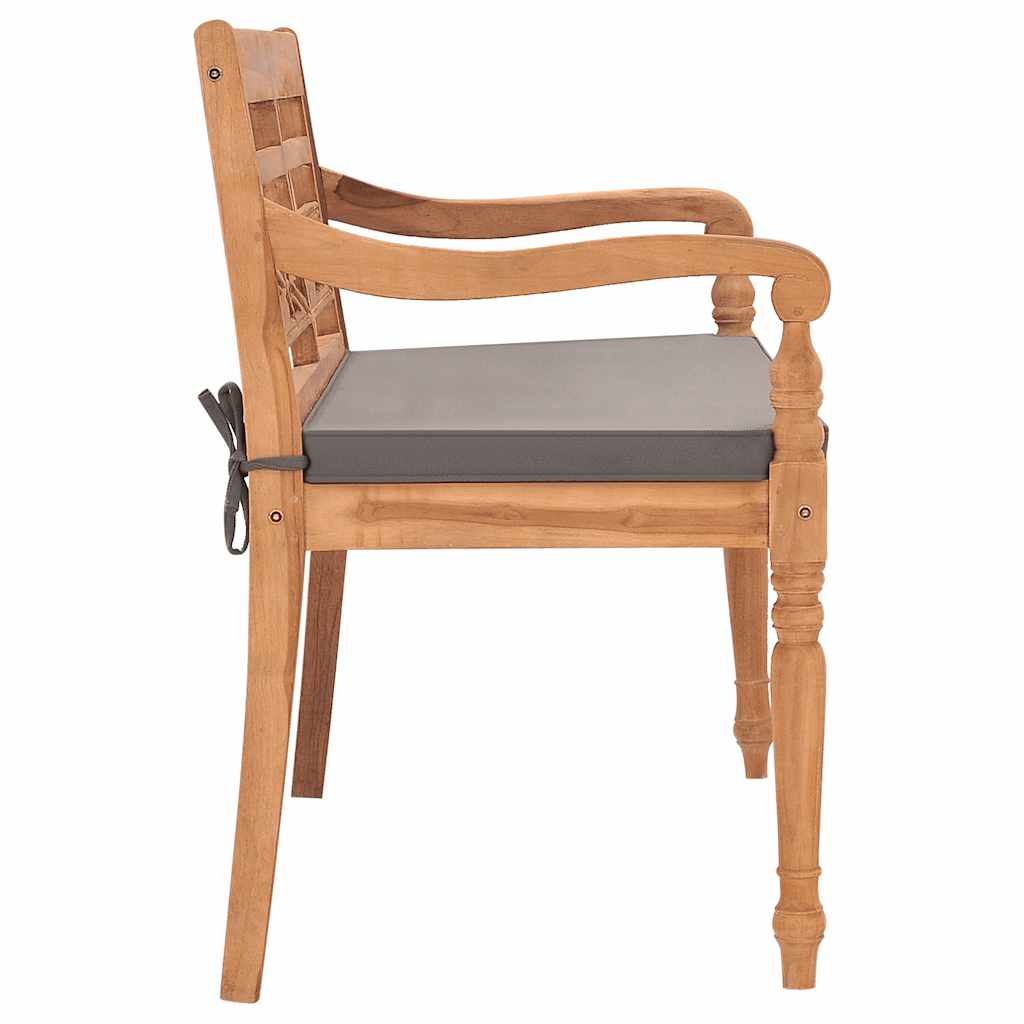 Batavia-Sitzbank 150 cm Massivholz Teak