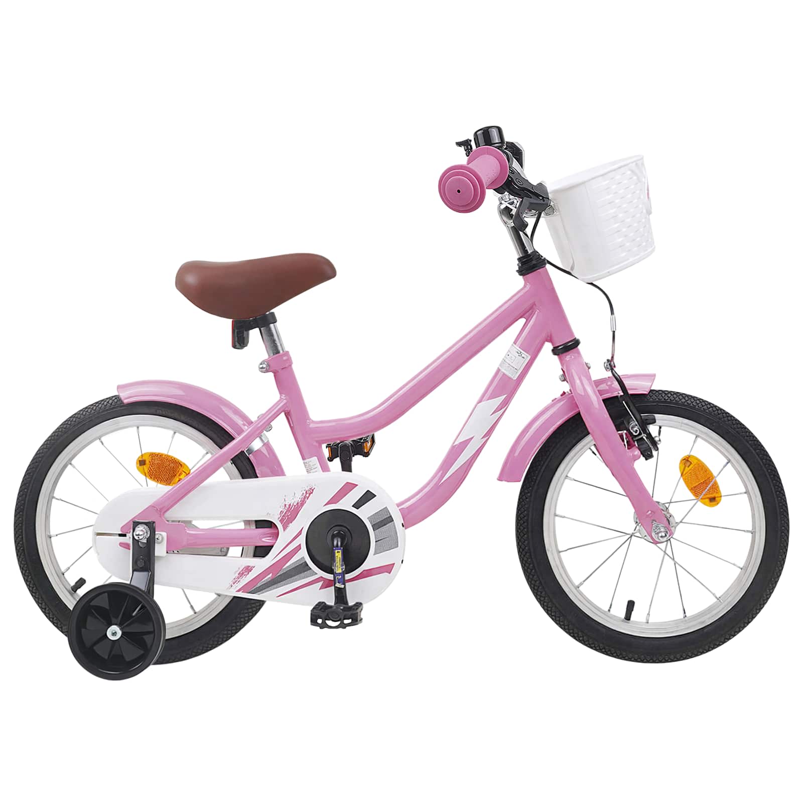 Kinderfahrrad 12 Zoll für 2-4 Jahre alt Hellrosa