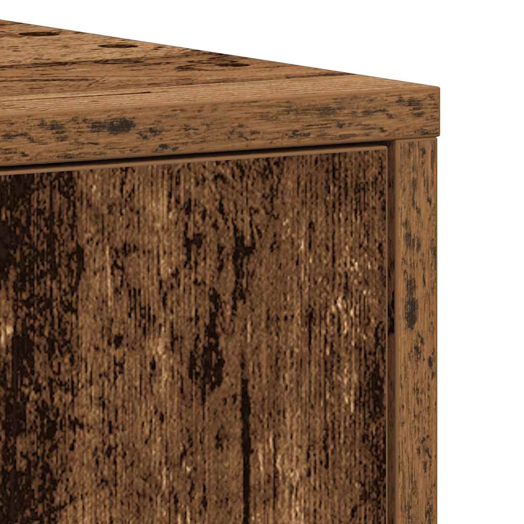 Badezimmerschrank Weiß 30x30x183,5 cm Holzwerkstoff