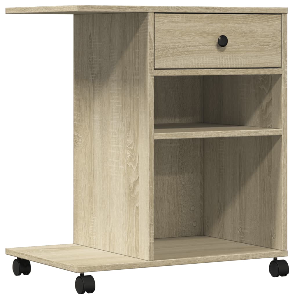 Druckerständer Uni Altholz 60 x 40 x 68.5 cm Holzwerkstoff