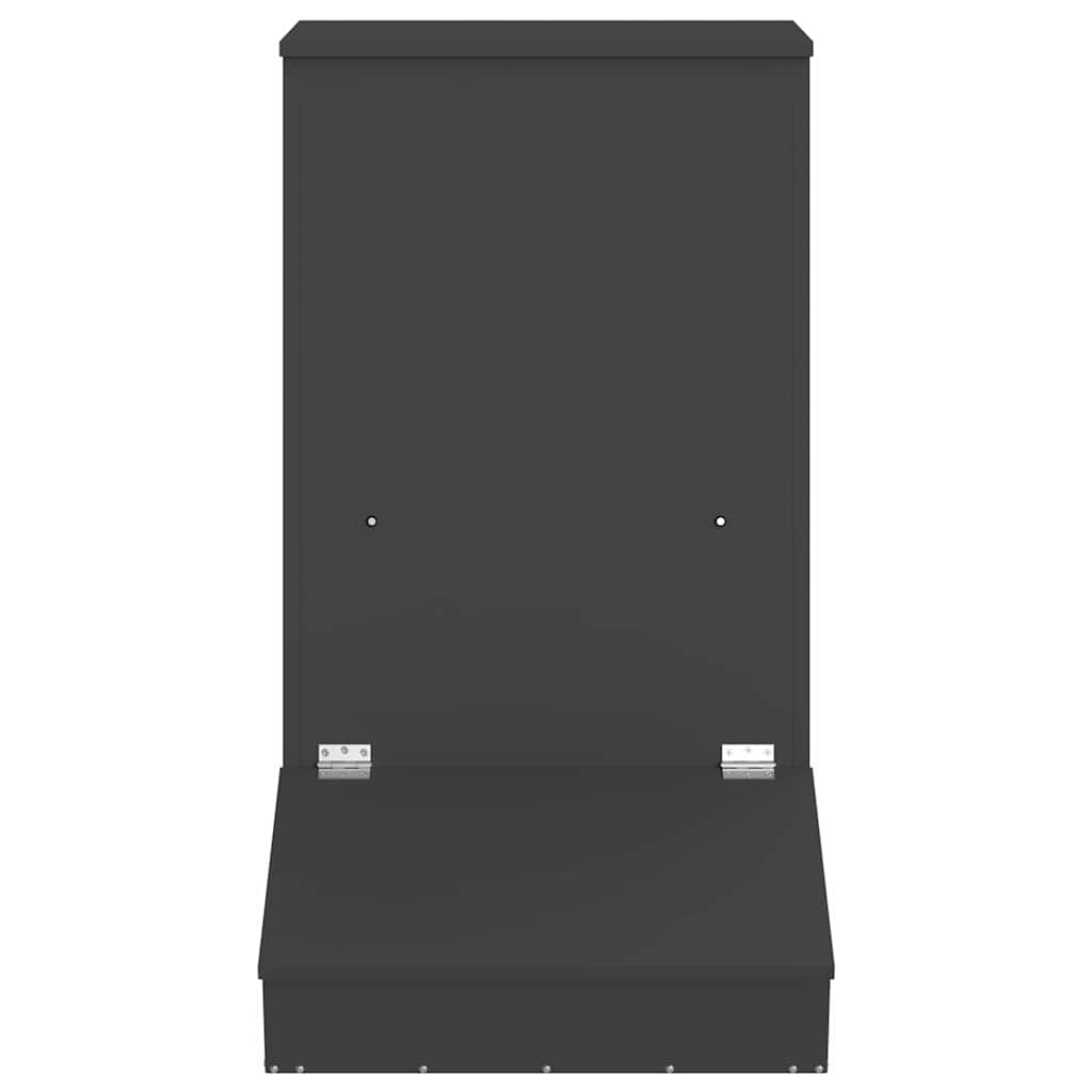 Schweinfutterspender Schwarz 55 x 38 x 76 cm
