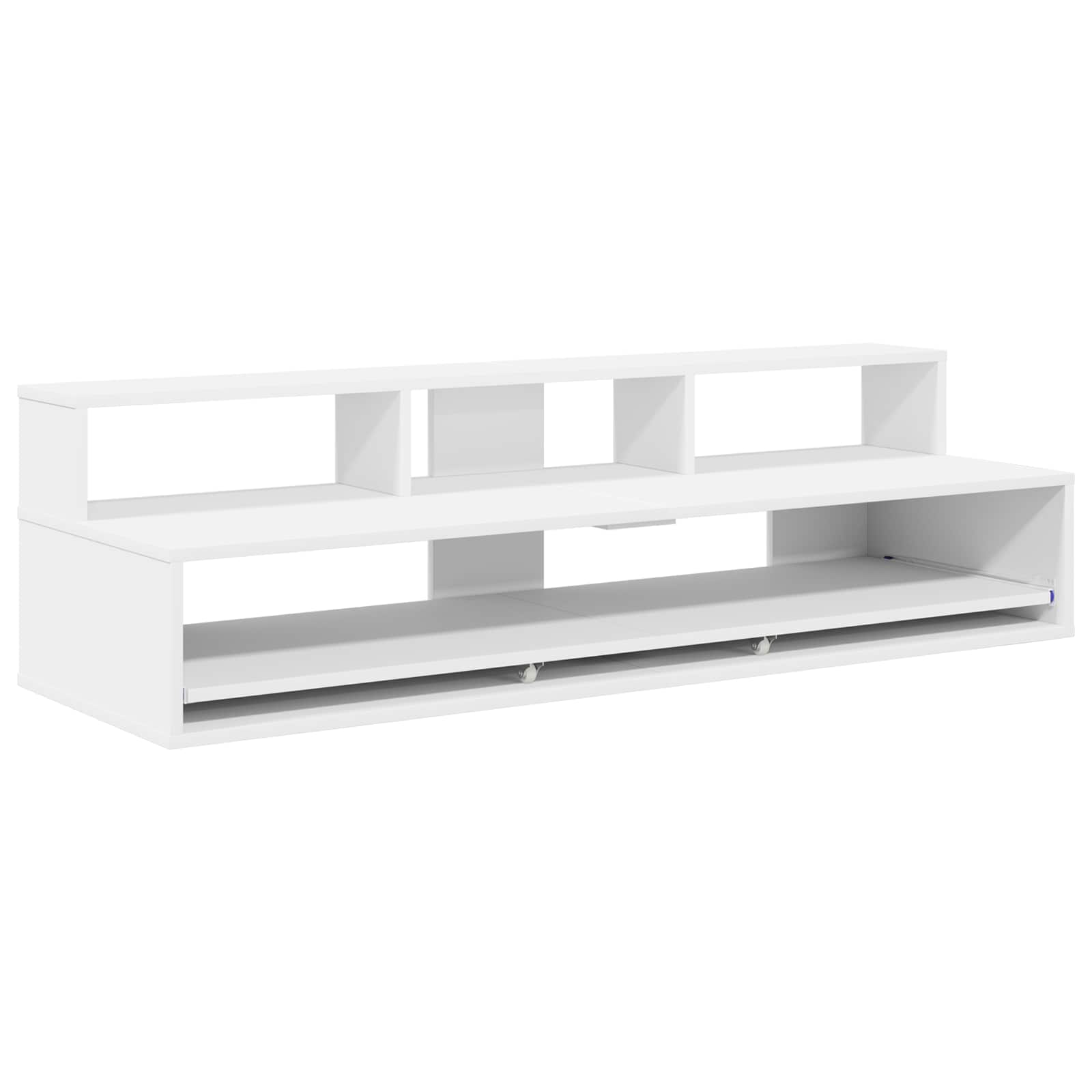 Studiotisch Weiß 152 x 42,5 x 36 cm Holzwerkstoff