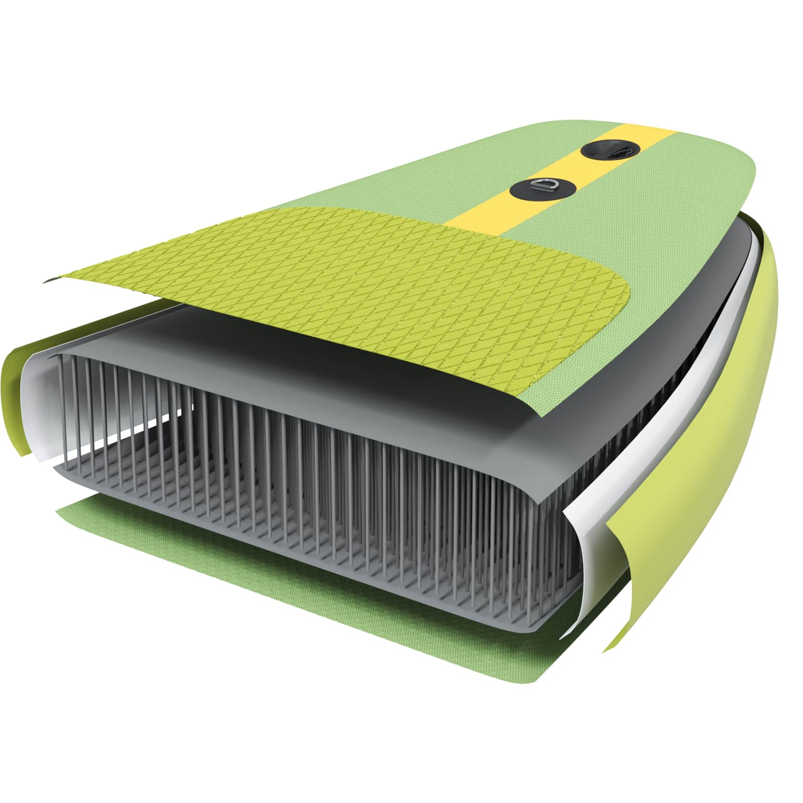SUP Board mit Sitz 2-in-1 POSEIDON 305 x 76 x 15 cm Grün für