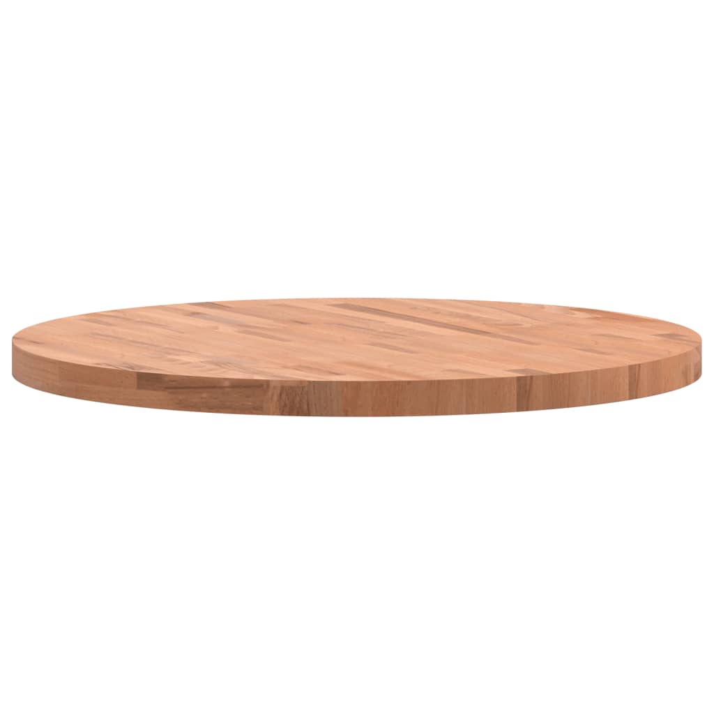 Tischplatte Ø30x1,5 cm Rund Massivholz Buche