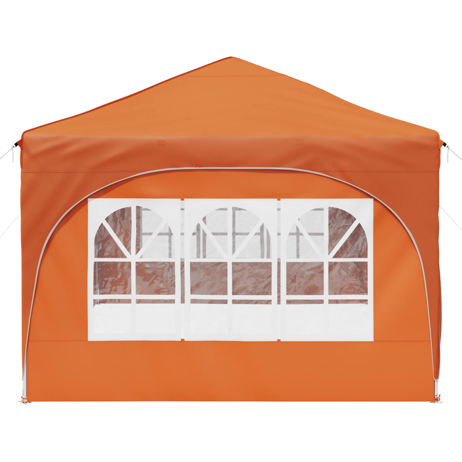 Pop-up Partyzelt 575 x 288 x 245 cm Creme Oxford-Stoff
