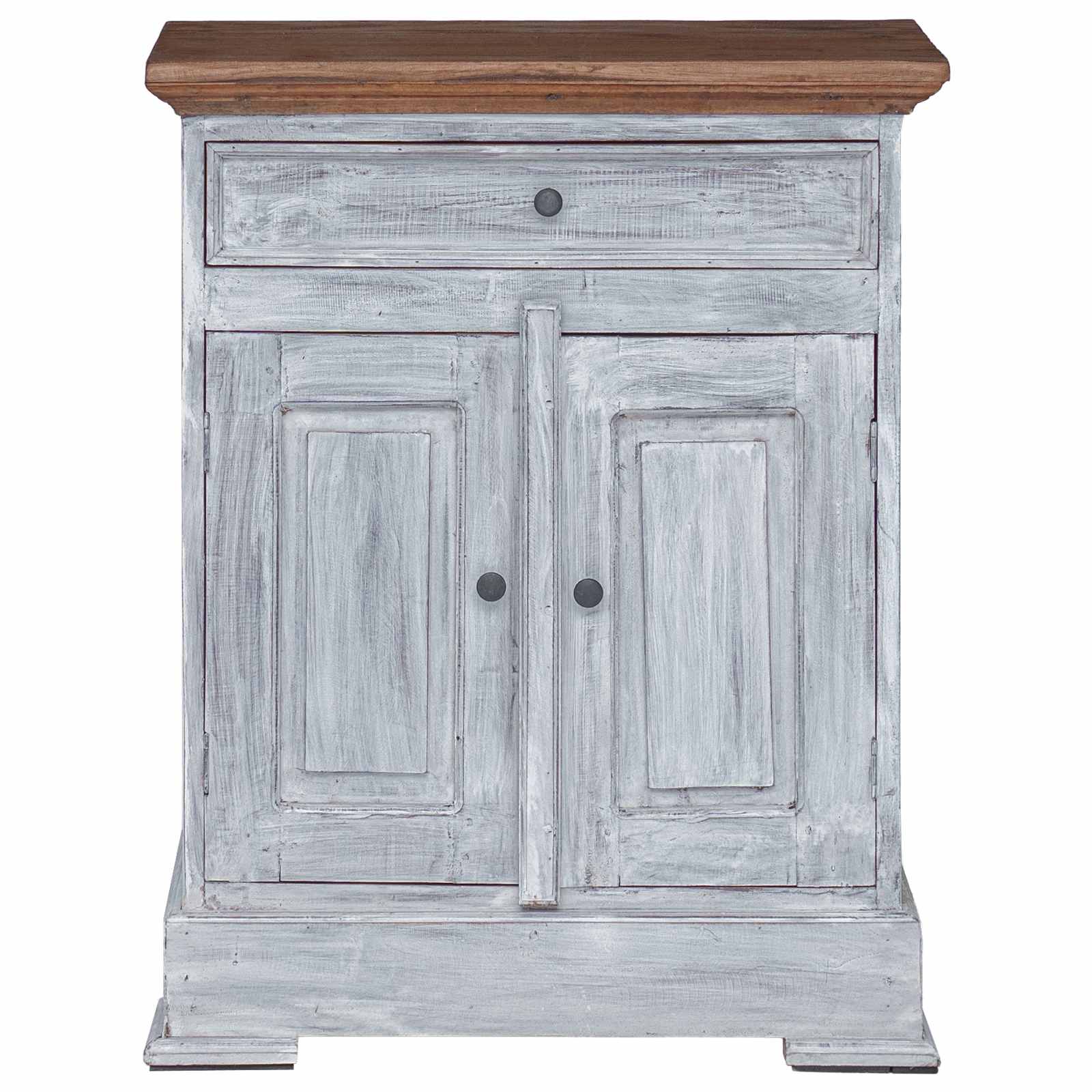 Aufbewahrungsschrank 63 x 30 x 79 cm Massives Mahagoni Holz