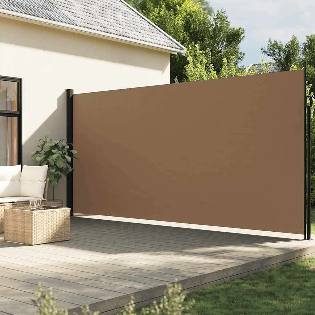 Seitenmarkise Ausziehbar Schwarz 100x300 cm