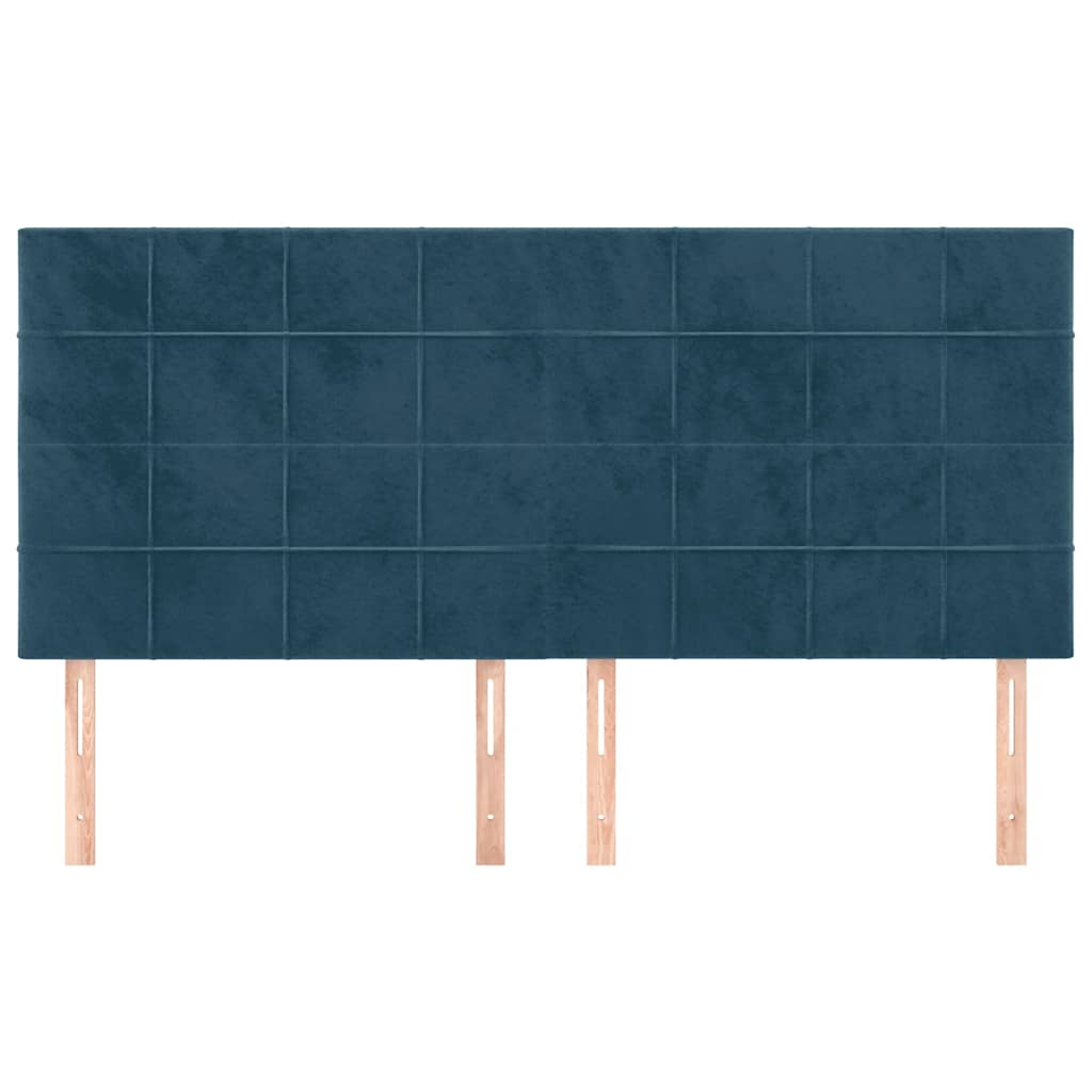 Kopfteil Hellgrau 80x5x118/128 cm Samt
