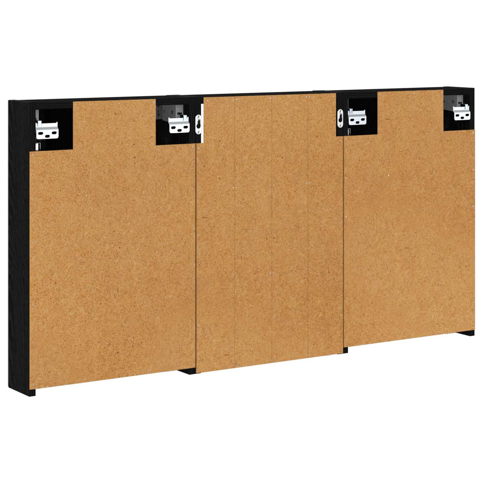 Badezimmerschrank-Set 3 pcs 80 x 10,5 x 50 cm Holzwerkstoff
