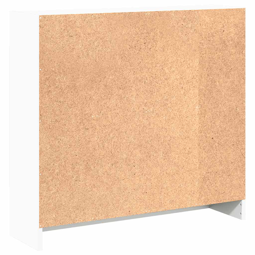 Bücherregal Weiß 40x24x75 cm Holzwerkstoff