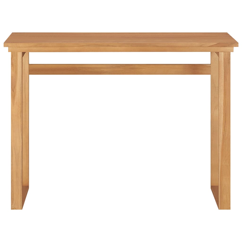 Schreibtisch 120x45x75 cm Massivholz Teak