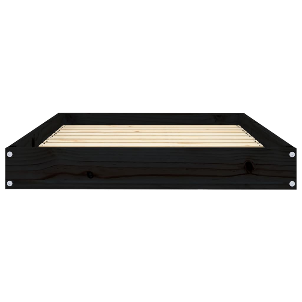 Hundebett 51,5x44x9 cm Massivholz Kiefer