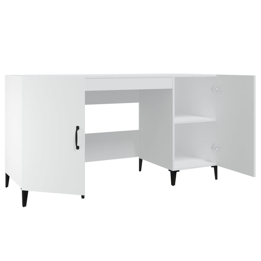 Schreibtisch mit Tür Altholz 140 x 50 x 75 cm Holzwerkstoff