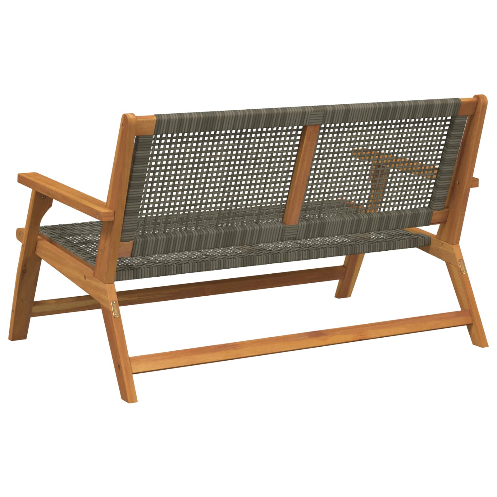 gartenmöbel Schwarz 122 x 78 x 73 cm Massivholz Akazie