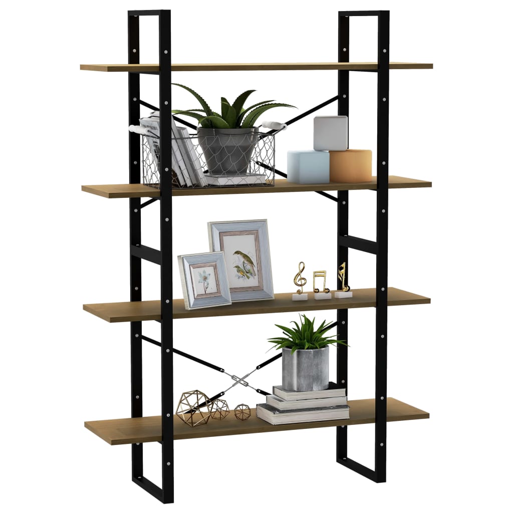 Bücherregal 2 Fächer Weiß 100x30x70 cm Holzwerkstoff