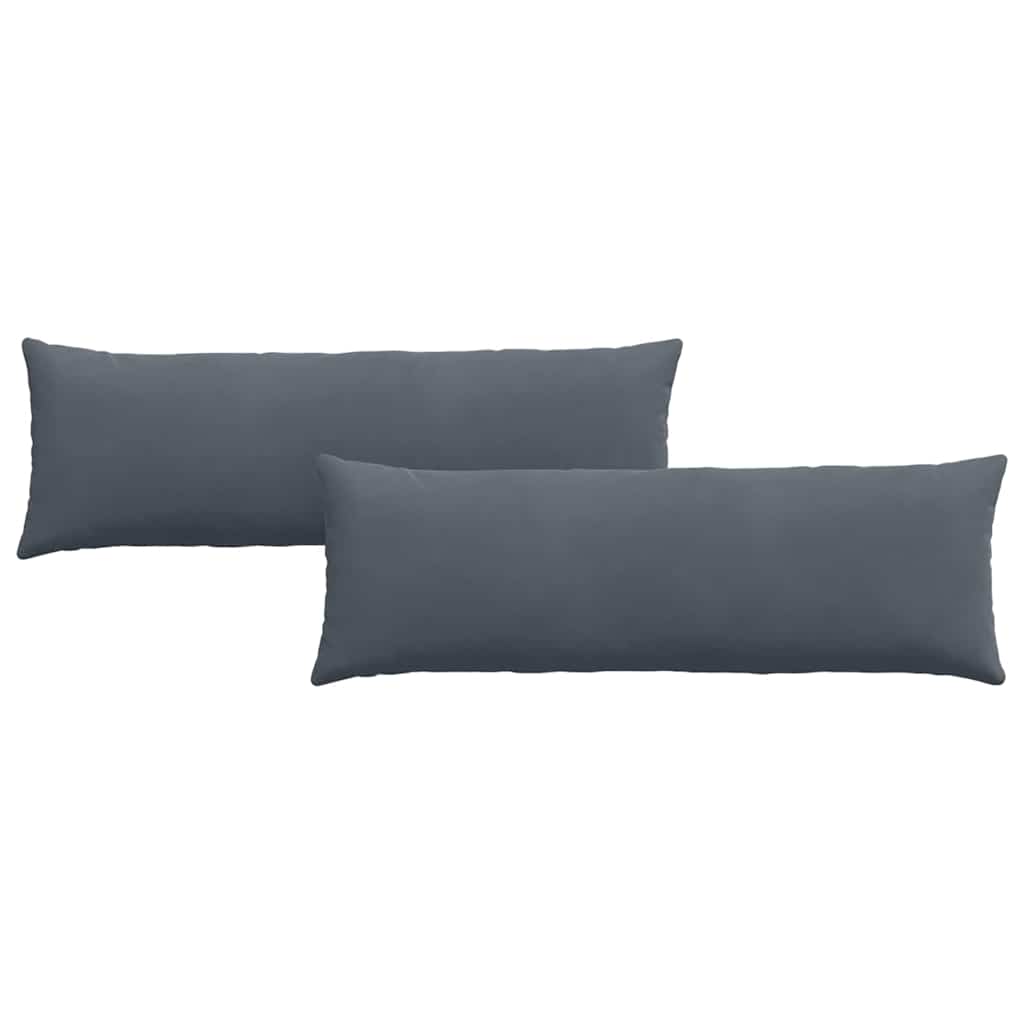 Sofakissen 2 Stück Blau 50 x 30 cm Cordstoff