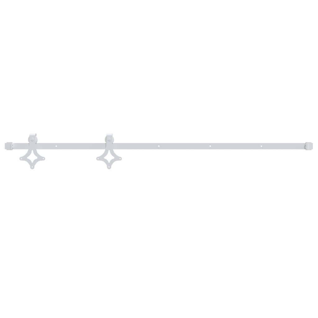 Schiebetürbeschlag-Set SKIEN 183 cm Stahl Schwarz