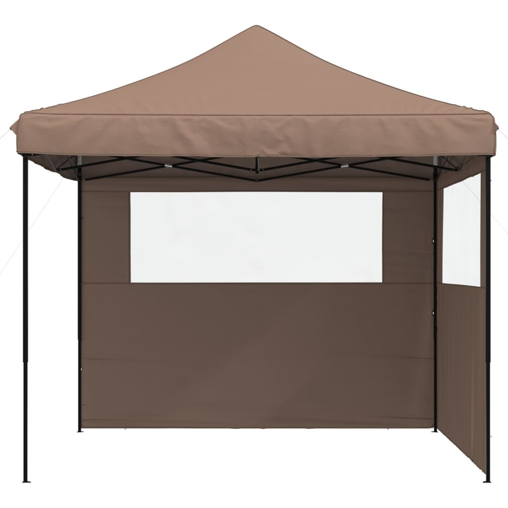 Partyzelt Faltbar Pop-Up Schwarz 292x292x315 cm