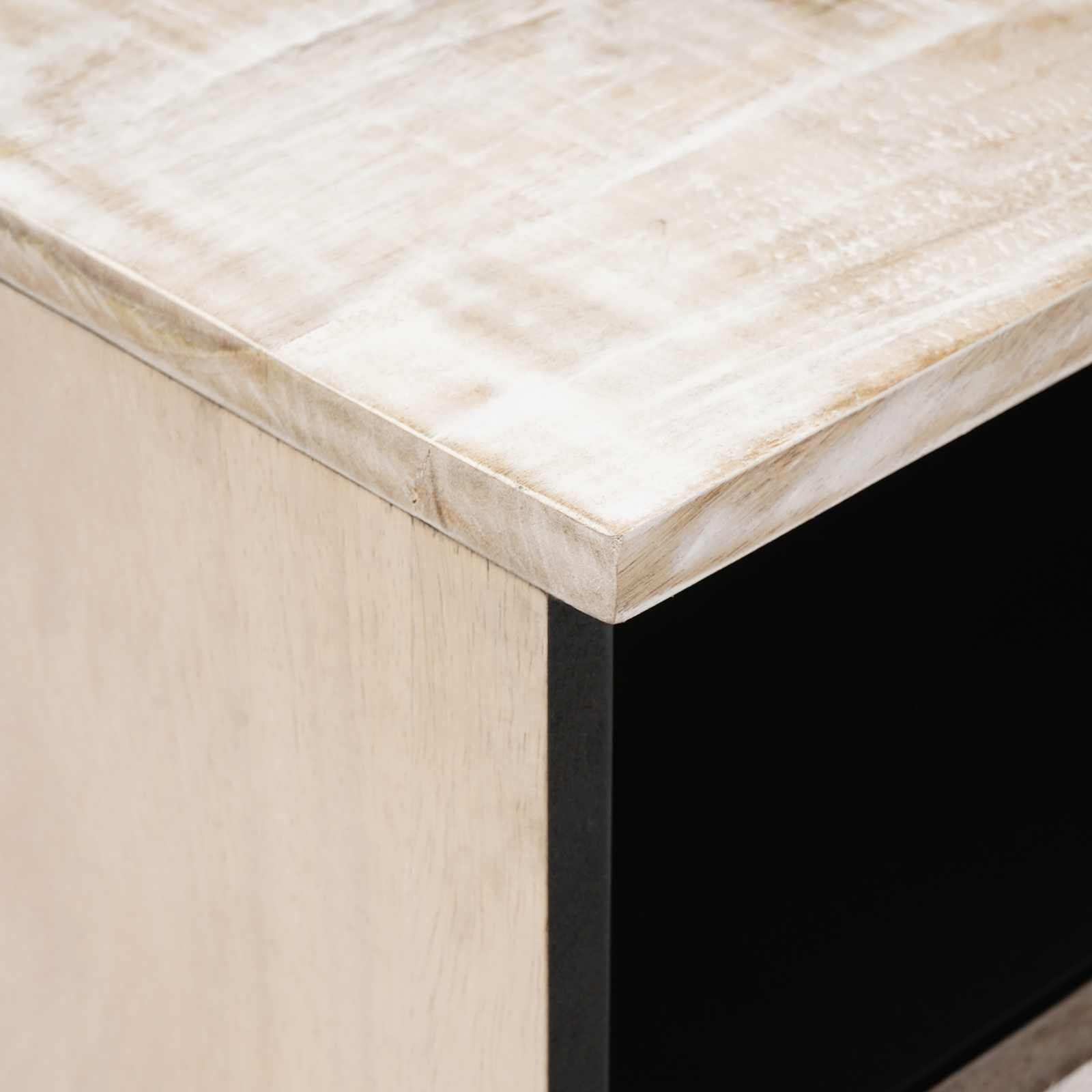Bettkasten Braun 40 x 33 x 46 cm Massivholz Mango