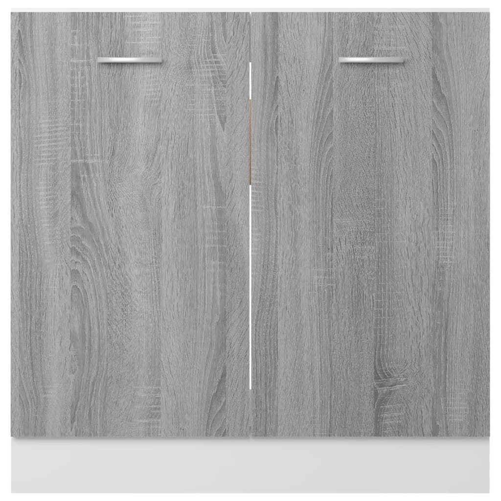 Unterschrank Lyon Weiß 60x46x81,5 cm Holzwerkstoff