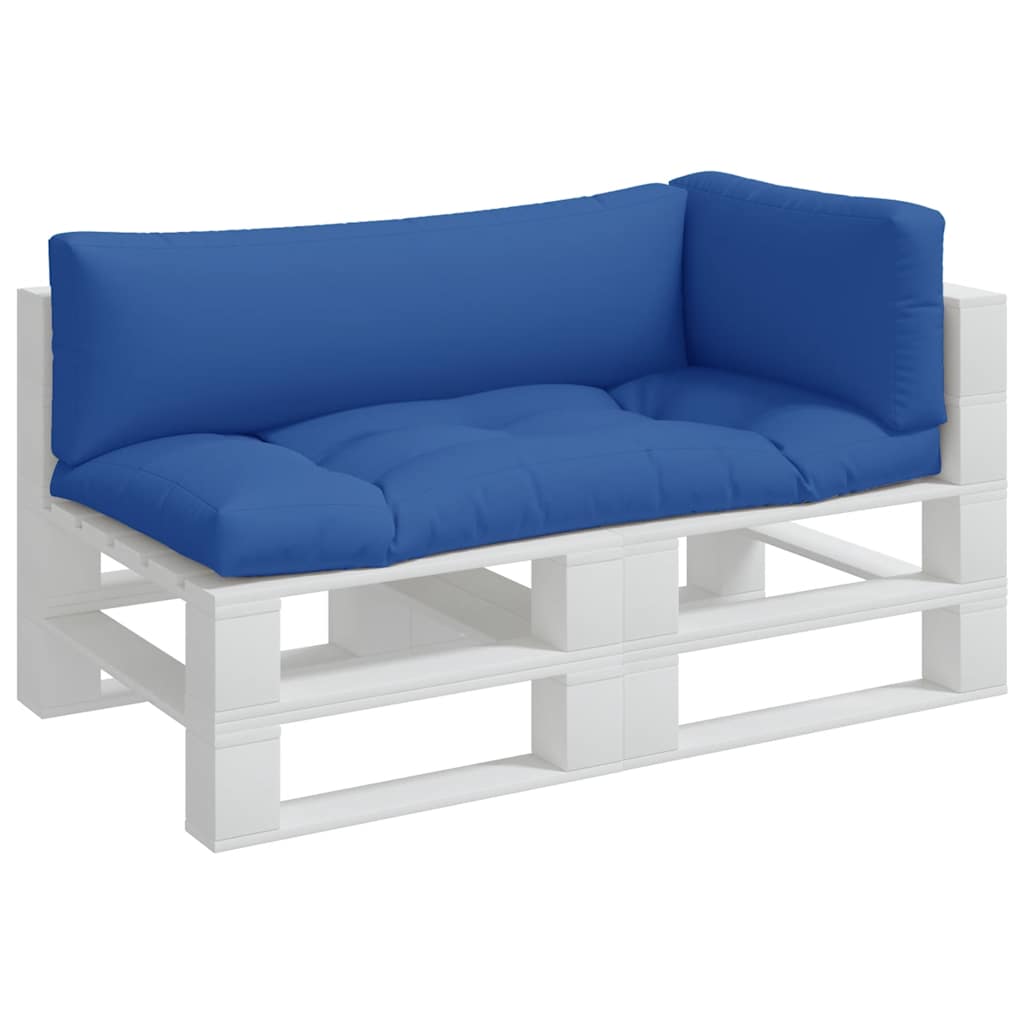 Palettenkissen Blau Weiß Gestreift 58x58x10 cm Oxford-Gewebe