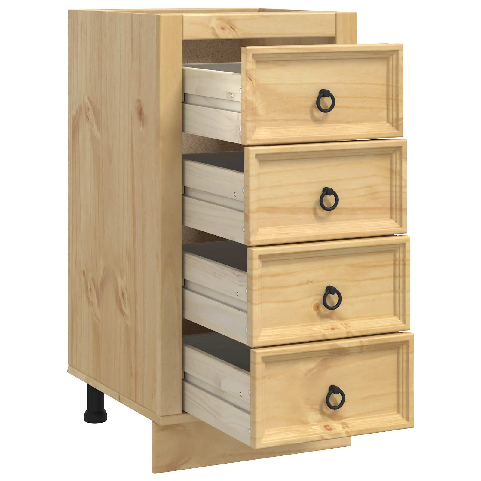 Schrank SKI Honigbraun 60 x 46 x 81,5 cm Massives Kiefernholz