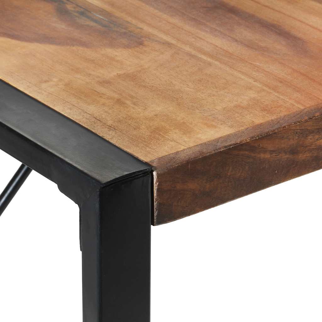 Esstisch 140x140x75 cm Raues Mangoholz