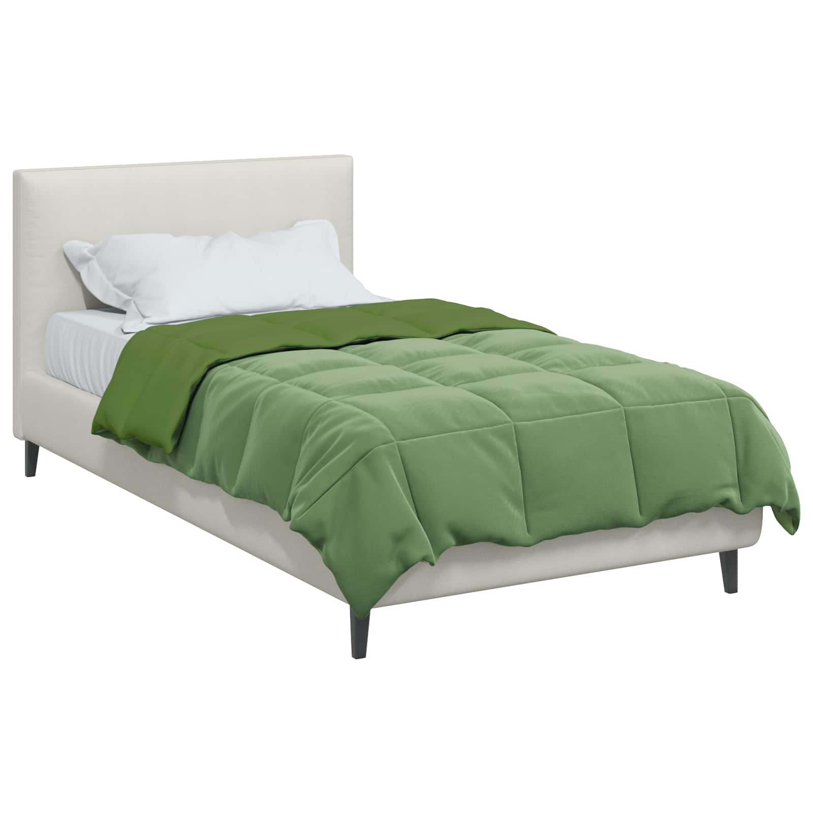 Winterbettdecke Gepolstert Anthrazit 240 x 260 cm Mikrofaser