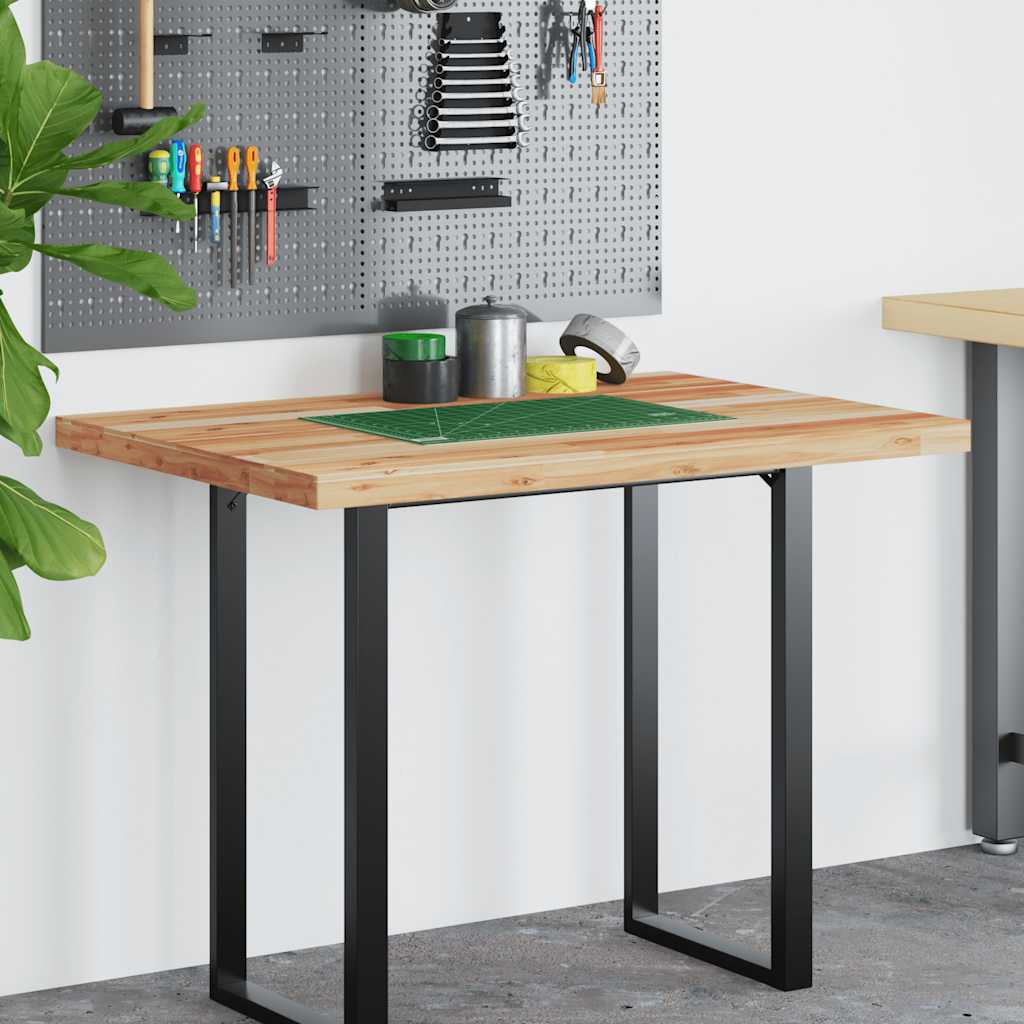 Schreibtischplatte Unbehandelt 60x50x2 cm Massivholz Akazie